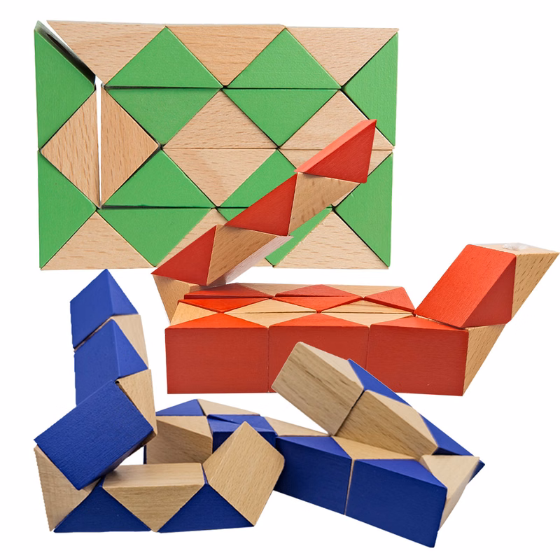 Wooden Snake Puzzle