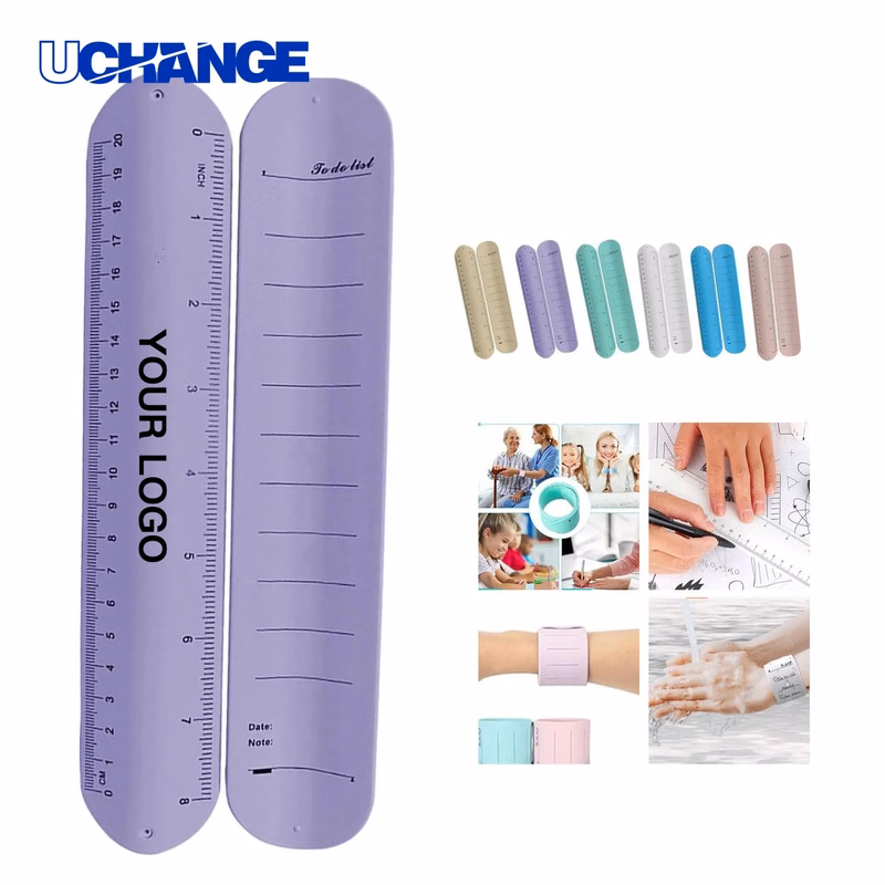 Silicone Wrist Ruler Band Bracelet