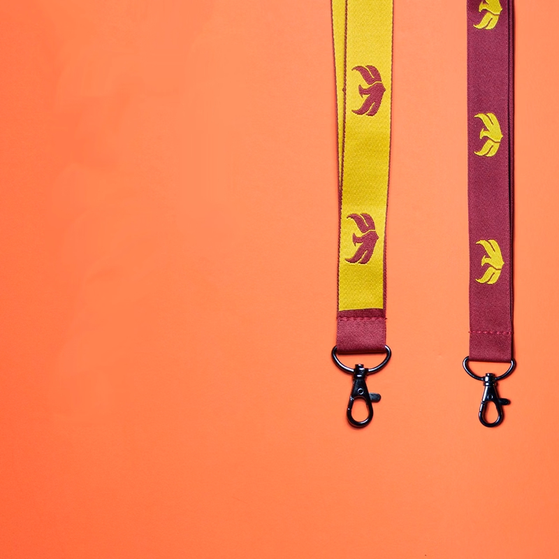 Woven Lanyards: 1/2" W x 36" L
