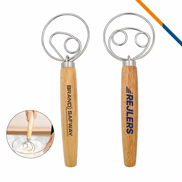 Custom Stainless Steel 9.45 Inch Kitchen Whisk — Professional Baking Promotion