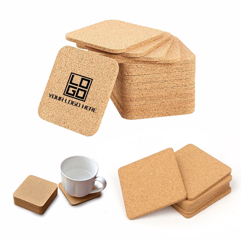 Premium Cork Square Insulated Coaster