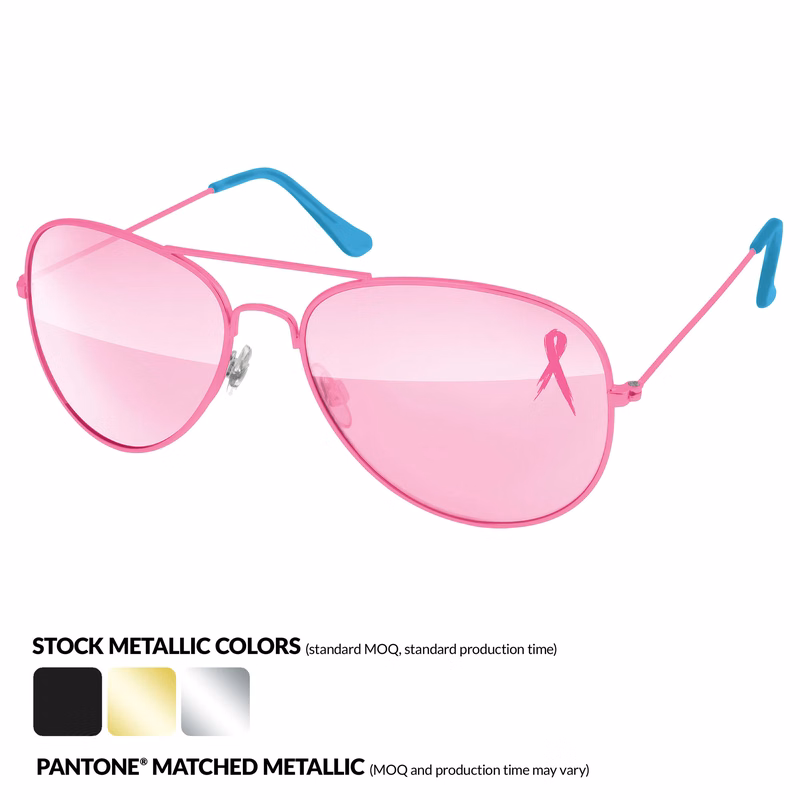 PMS Metal Aviator Sunglasses