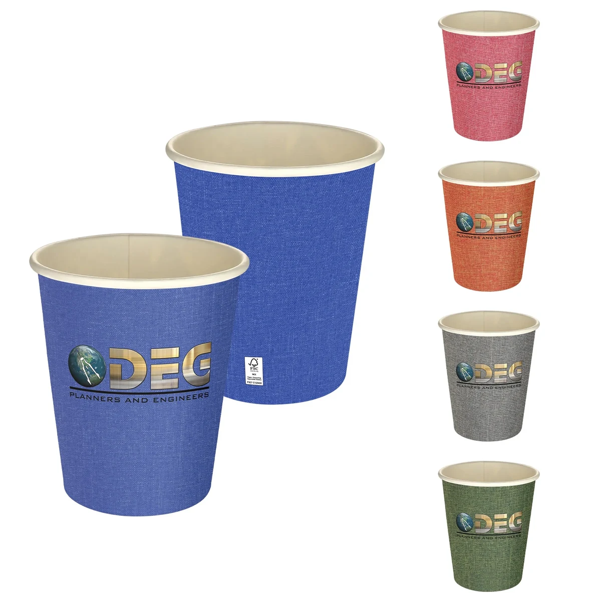 5 oz Full Color Ridge Paper Cup, custom paper cup with logo imprint 1