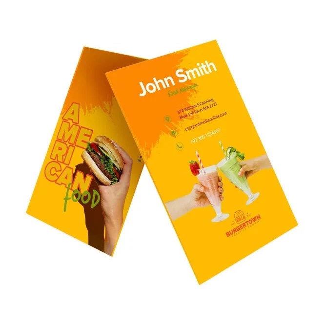 Standard Business Cards - Vertical (2" x 3.5") 1