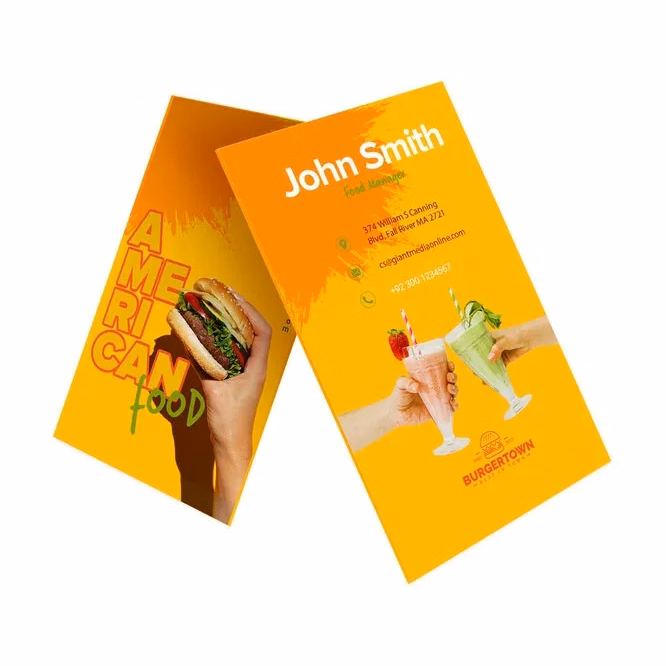 Standard Business Cards - Vertical (2" x 3.5")