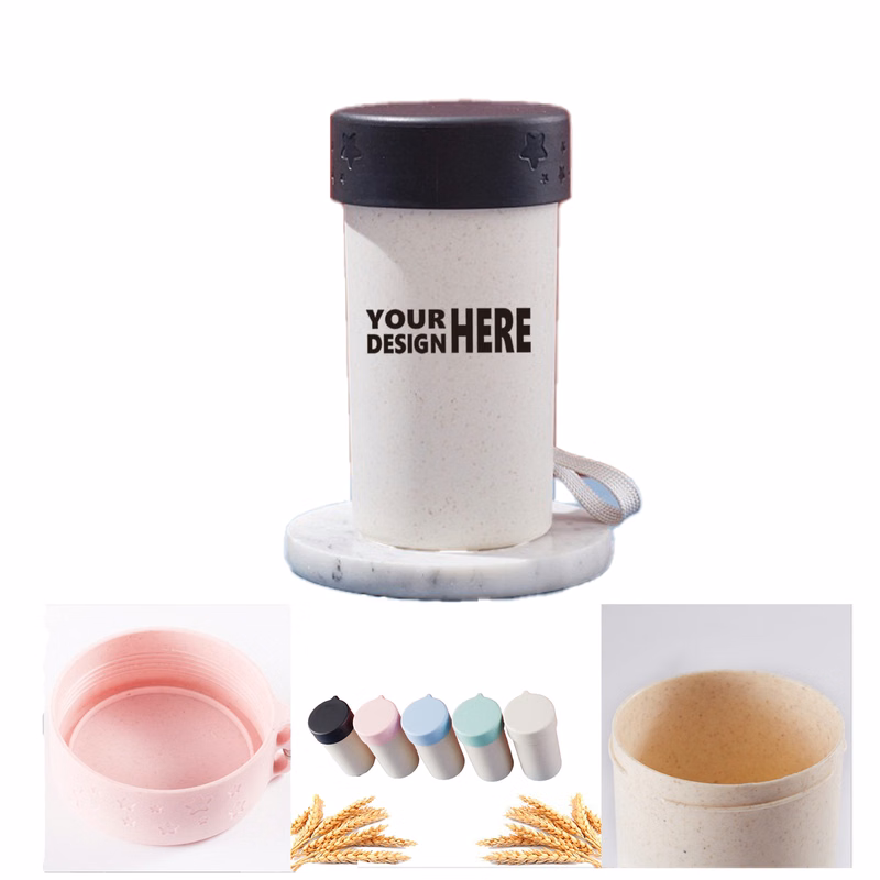 Wheat Straw Water Bottle Portable Cup
