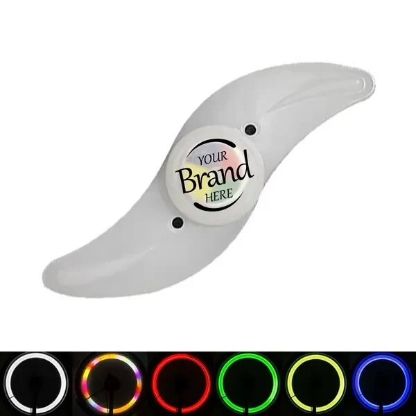 Custom Multicolor LED Spoke Wheel Lights — Bright Visibility Cycling Gift 1