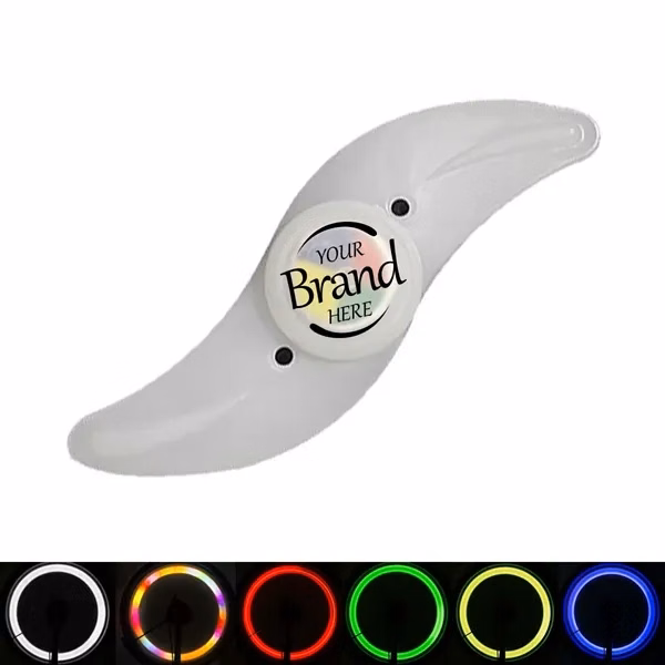 Custom Multicolor LED Spoke Wheel Lights — Bright Visibility Cycling Gift