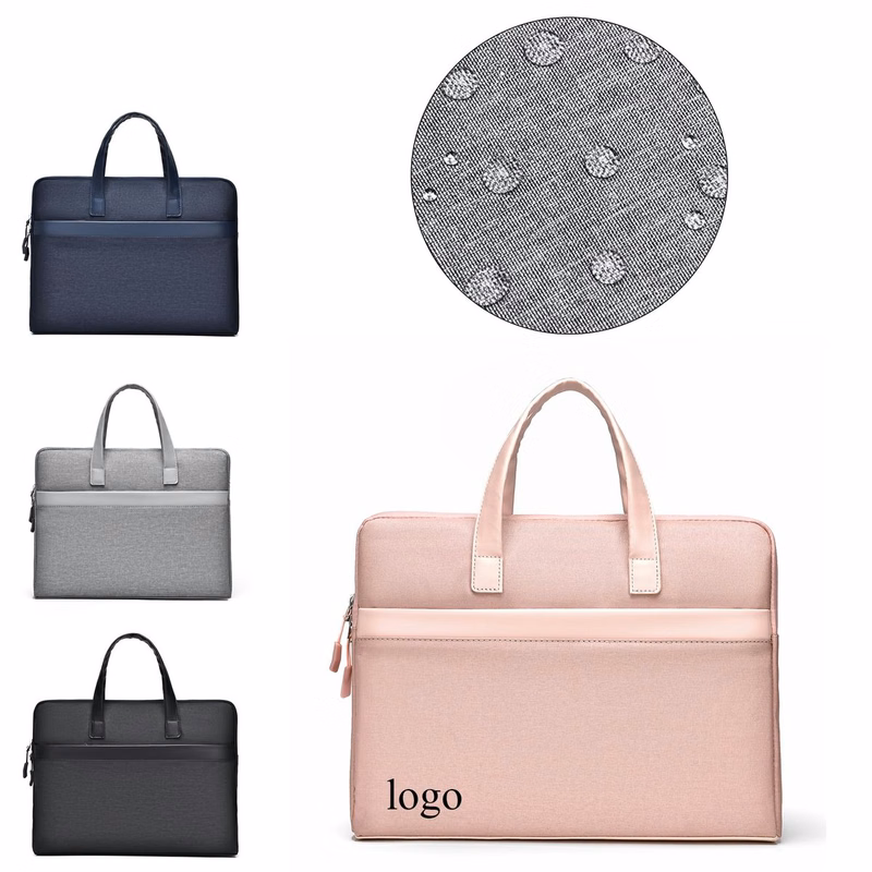Water Resistant Color Accent Laptop Handbag