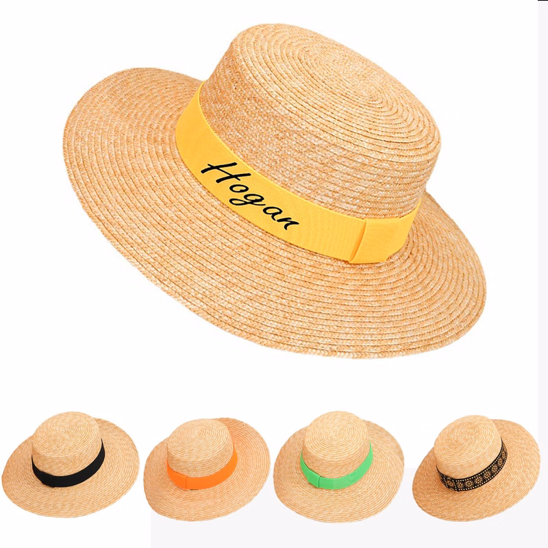 A Straw Hat With A Broad Brim