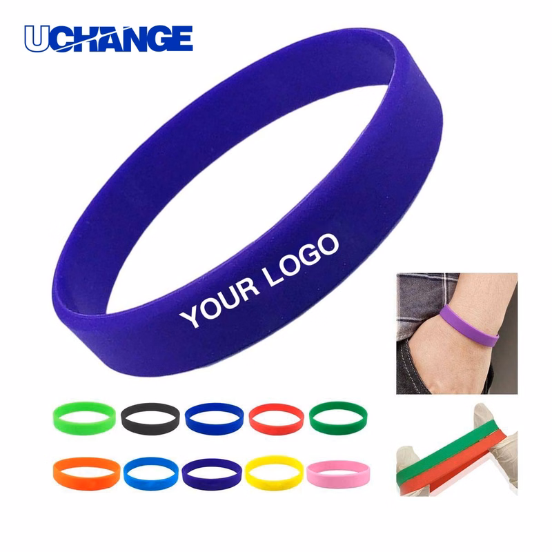 Silicone Wristbands for Events Teams Colorful