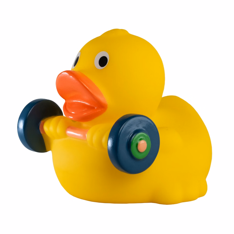 Weight Lifter Duck