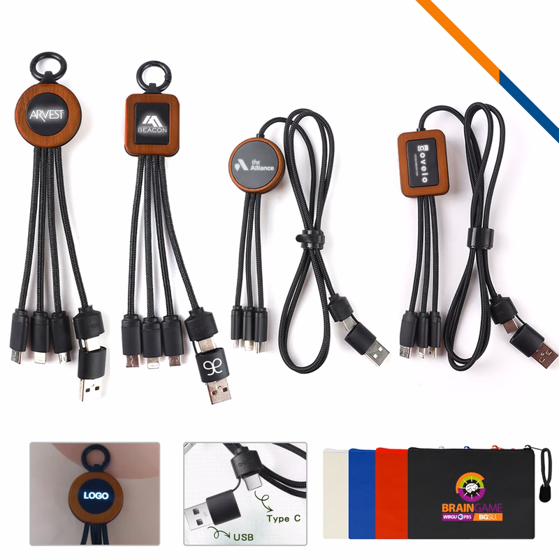 Pictol Bamboo 5in1 Charging Cable