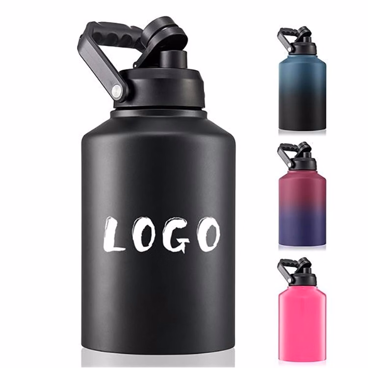 128oz/64oz Sports Water Bottle With Handle