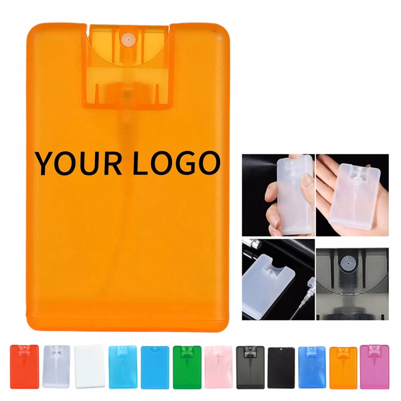 20ml Credit Card Shaped Spray Bottle for Travel Use