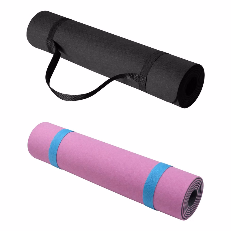Cushioned Fitness Mat with Strap