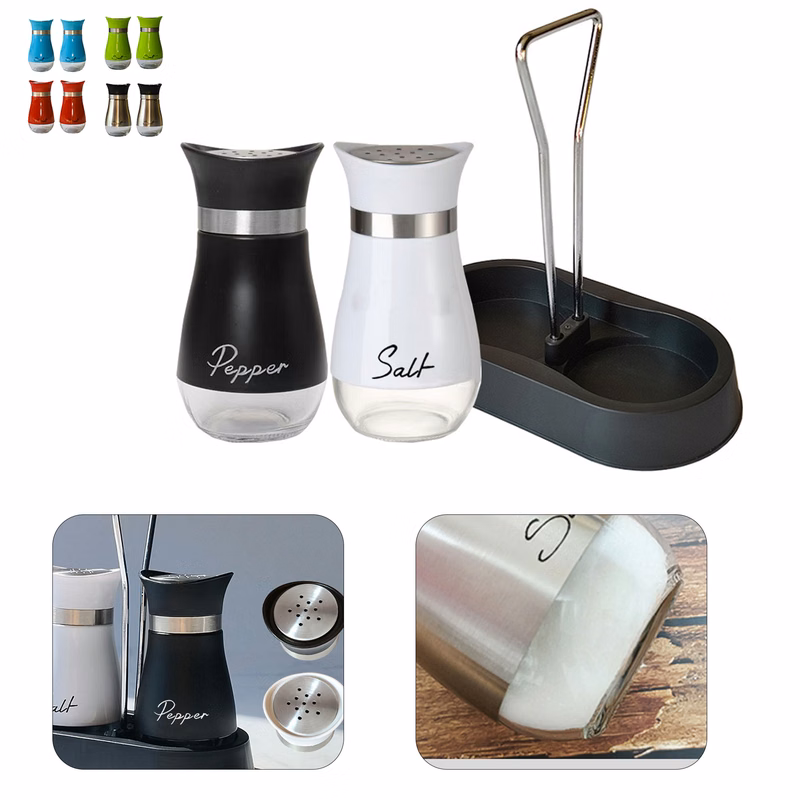 Stainless Steel Kitchen Spice Jar Set