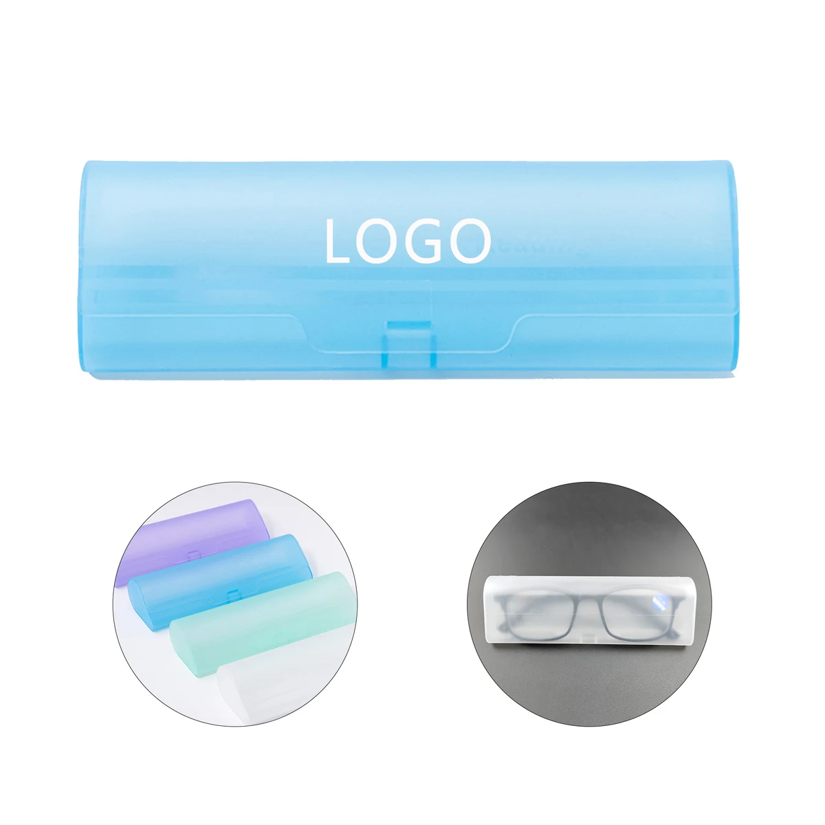 Portable Reading Glasses Case Plastic Pressure-Resistant 1