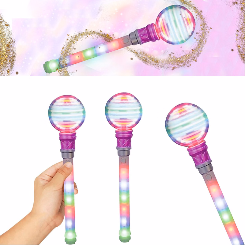 Art Creativity Light Up Swivel Spinner Wand