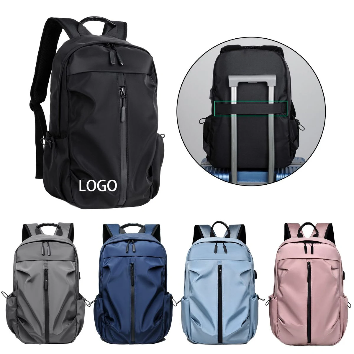 Large Capacity Double Shoulder Computer Backpack 1