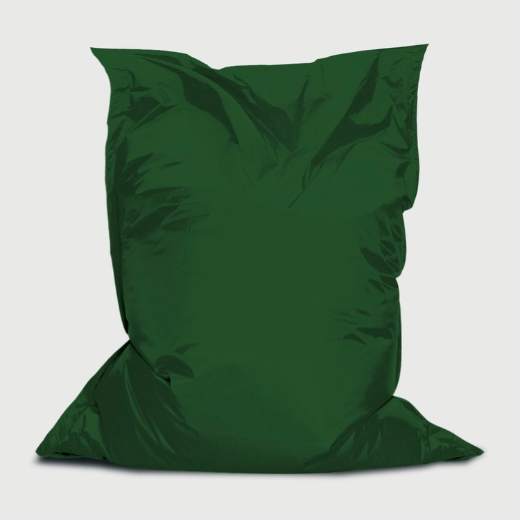 Branded Bean™ Bag Chair, Stock Green with Ultimate Pebbles Chair - 4.4'W x 5'H