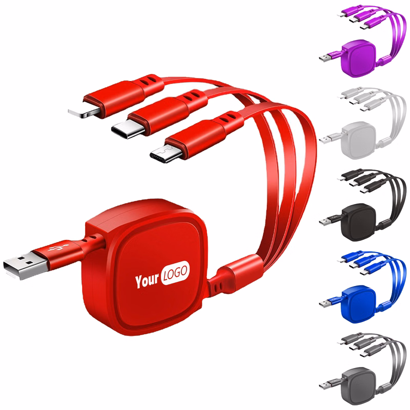 Abs Versatile Multi-Connector Charging Cable ?C Compact Design For Every Device