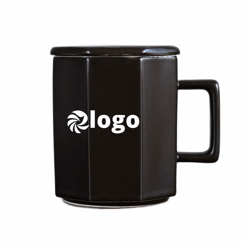 11Oz Ceramic Coffee Mug With Lid