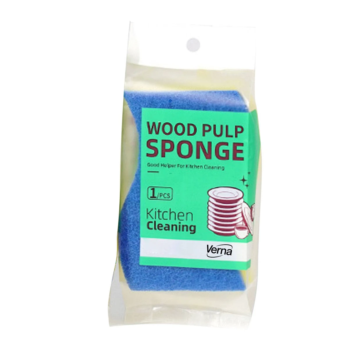 S Shaped Non Scratch Kitchen Cleaning Sponges 1