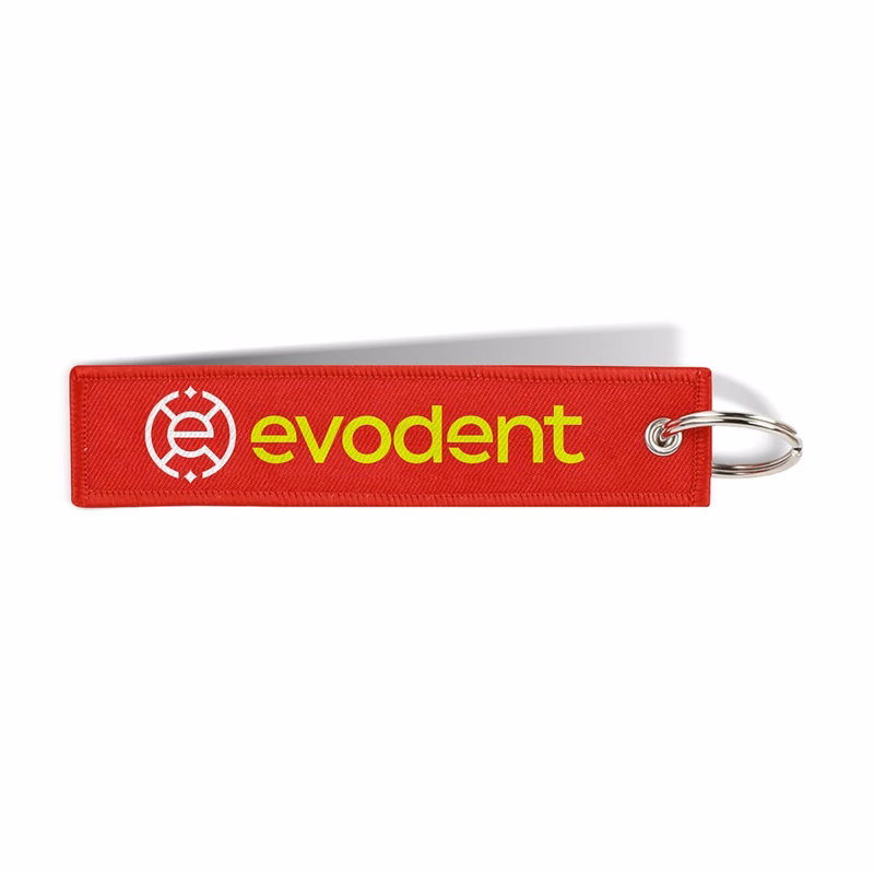 Jacquard Woven Luggage Tag Keychain ( 1.18" X 5.12" )