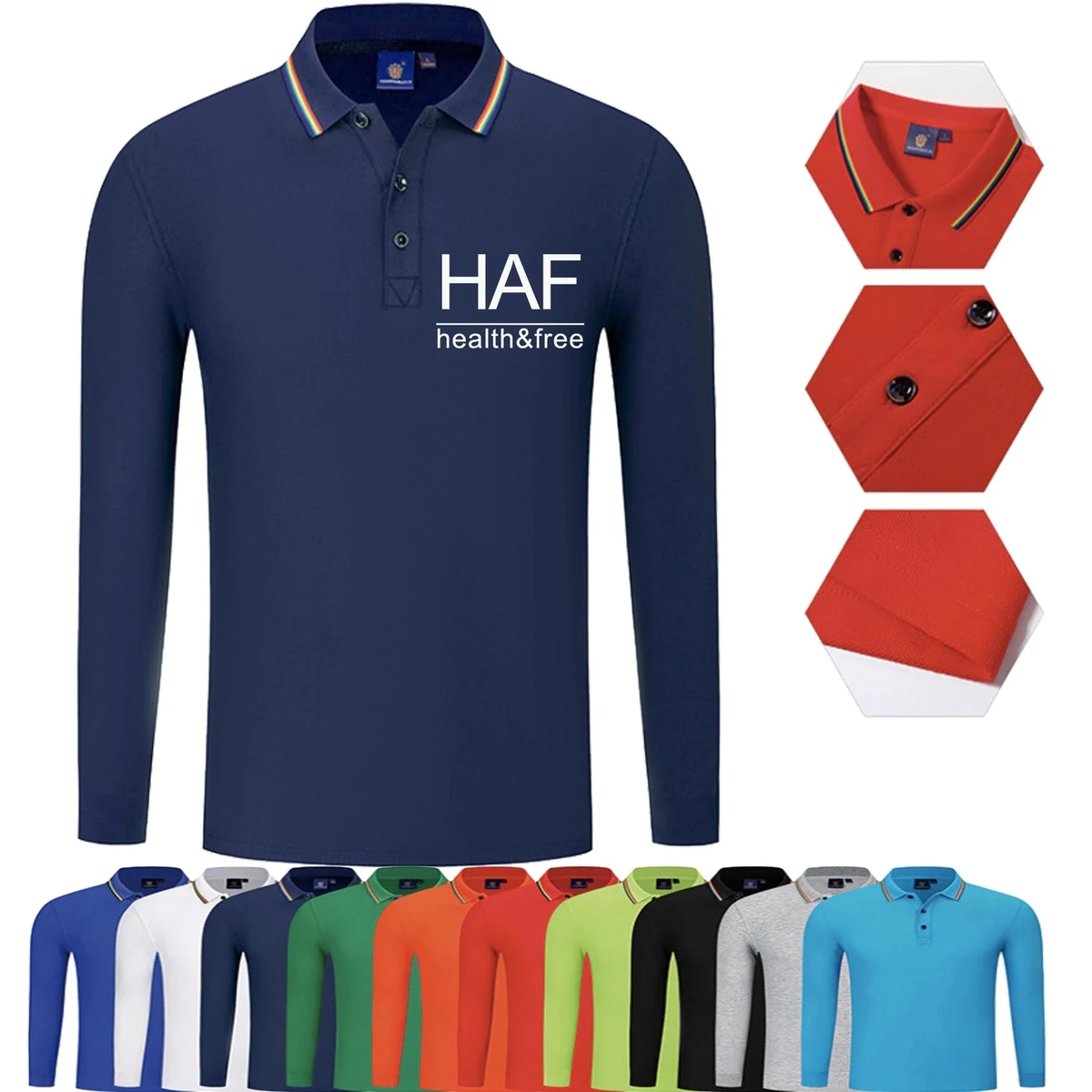Men's Long Sleeve Polo Shirt 1