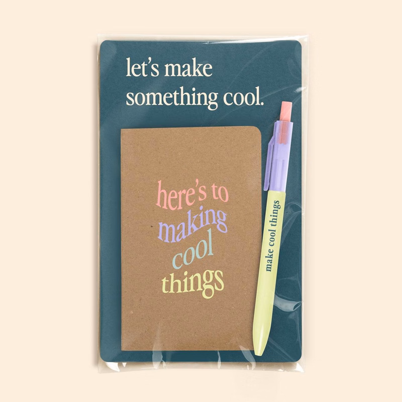 MAKE COOL THINGS JOURNAL + PEN MAILER