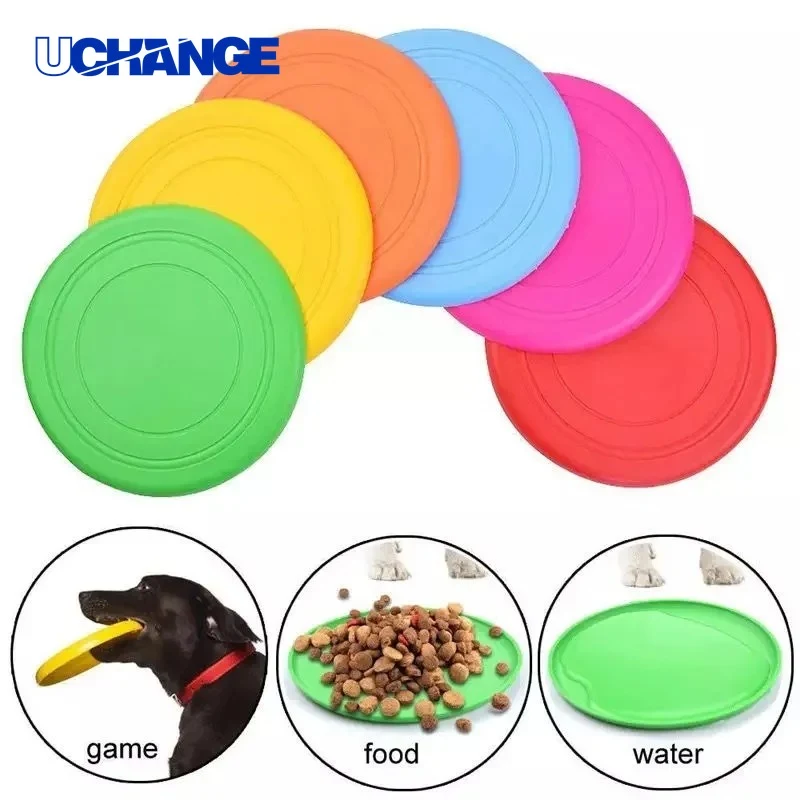 Dog Flyer Disc Toy Outdoor Fetch Game for Pet Exercise & Training 1