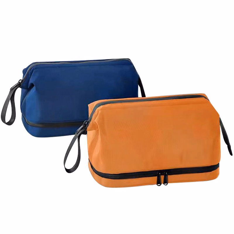 Portable Dry-Wet Separation Travel Toiletry Bag for Business Trip