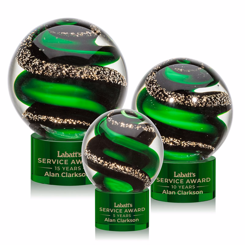 Zodiac Award on Marvel Base - Green