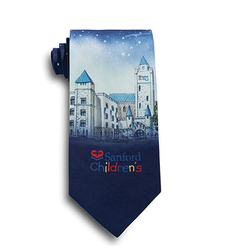 Four Color Process Custom Silk Tie 1