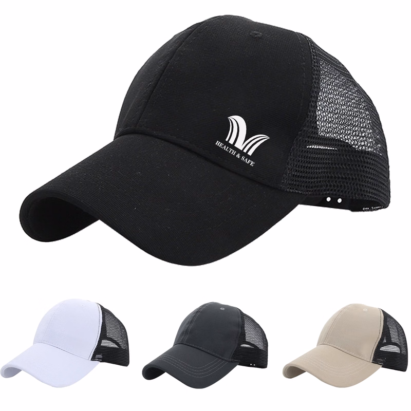Mesh Back Cotton Baseball Cap