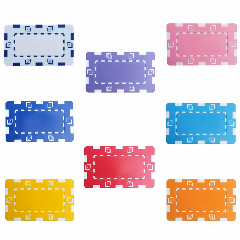 Abs Rectangular Poker Chips