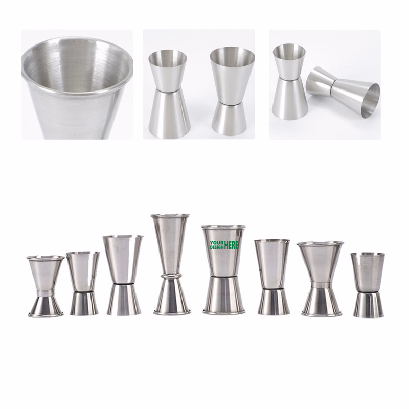 MOQ 50 Premium Stainless Steel Double Jigger Cup