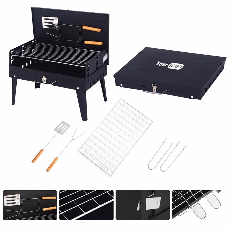 Foldable And Portable Barbecue Grill