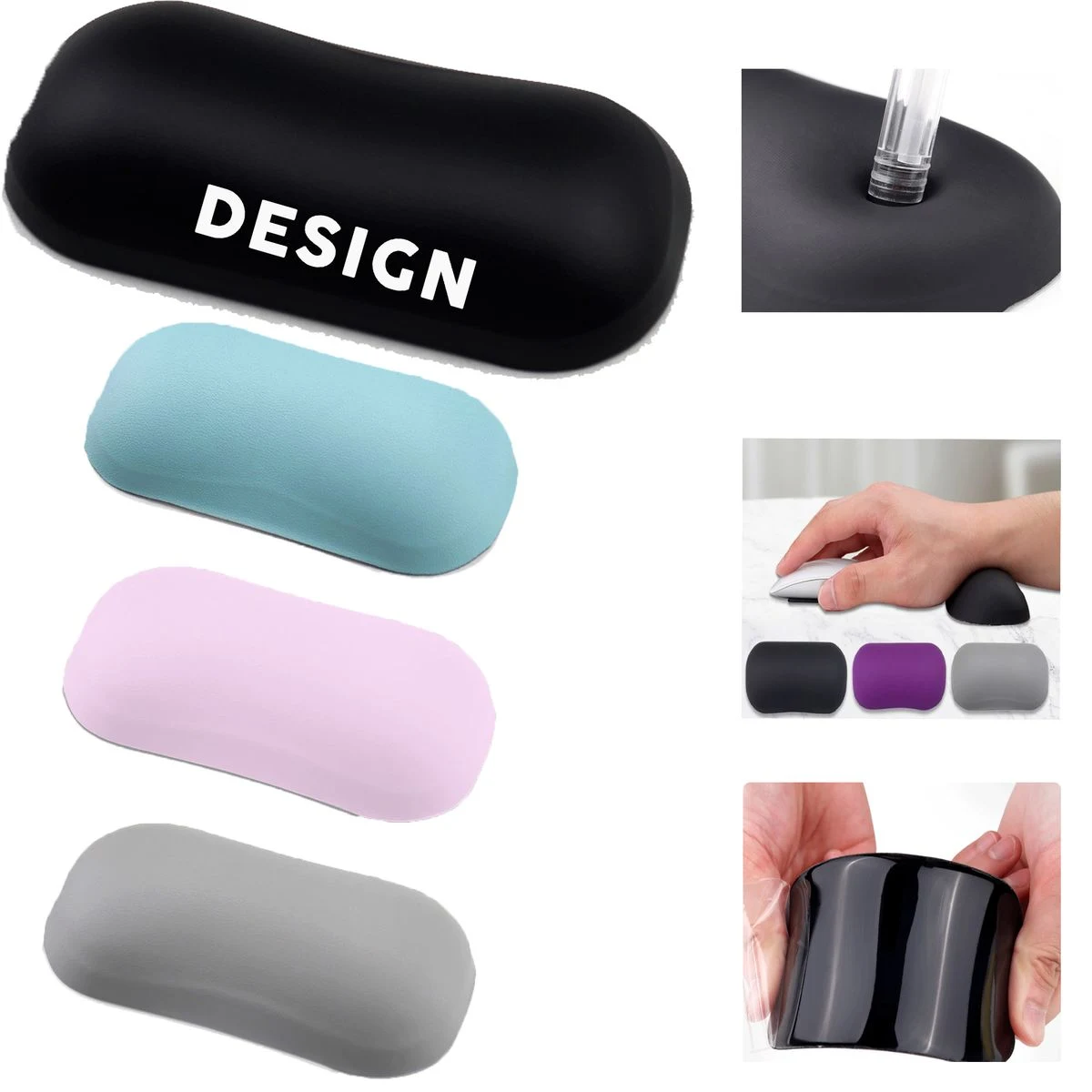 Premium Leather Wrist Rest for Keyboard & Mouse 1
