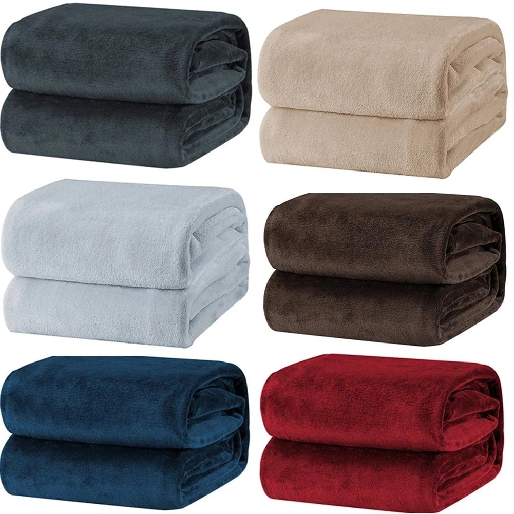 Flannel Fleece Microfiber Throw Blanket 1