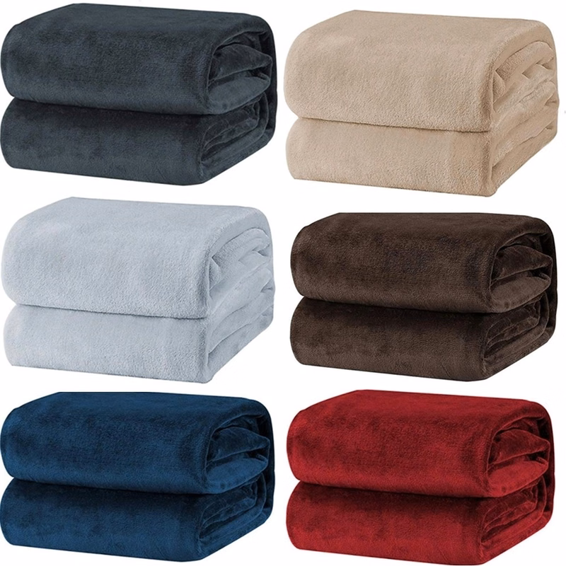 Flannel Fleece Microfiber Throw Blanket