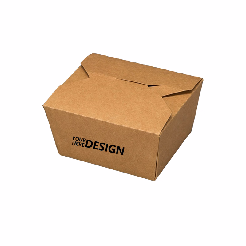 Kraft Paper Takeout Meal Box