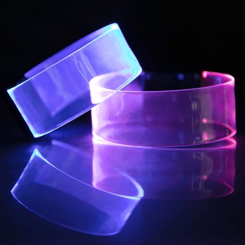 Custom Laser Engraved LED Magnetic Wristband Bracelet