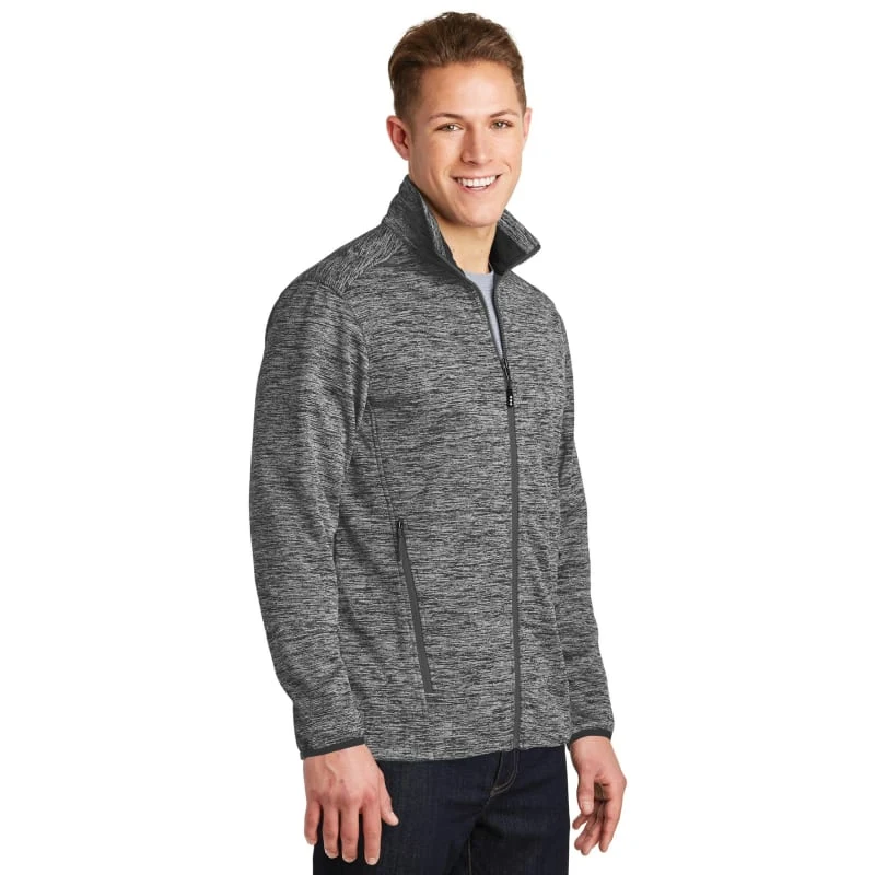 Sport-Tek PosiCharge Electric Heather Soft Shell Jacket. 1