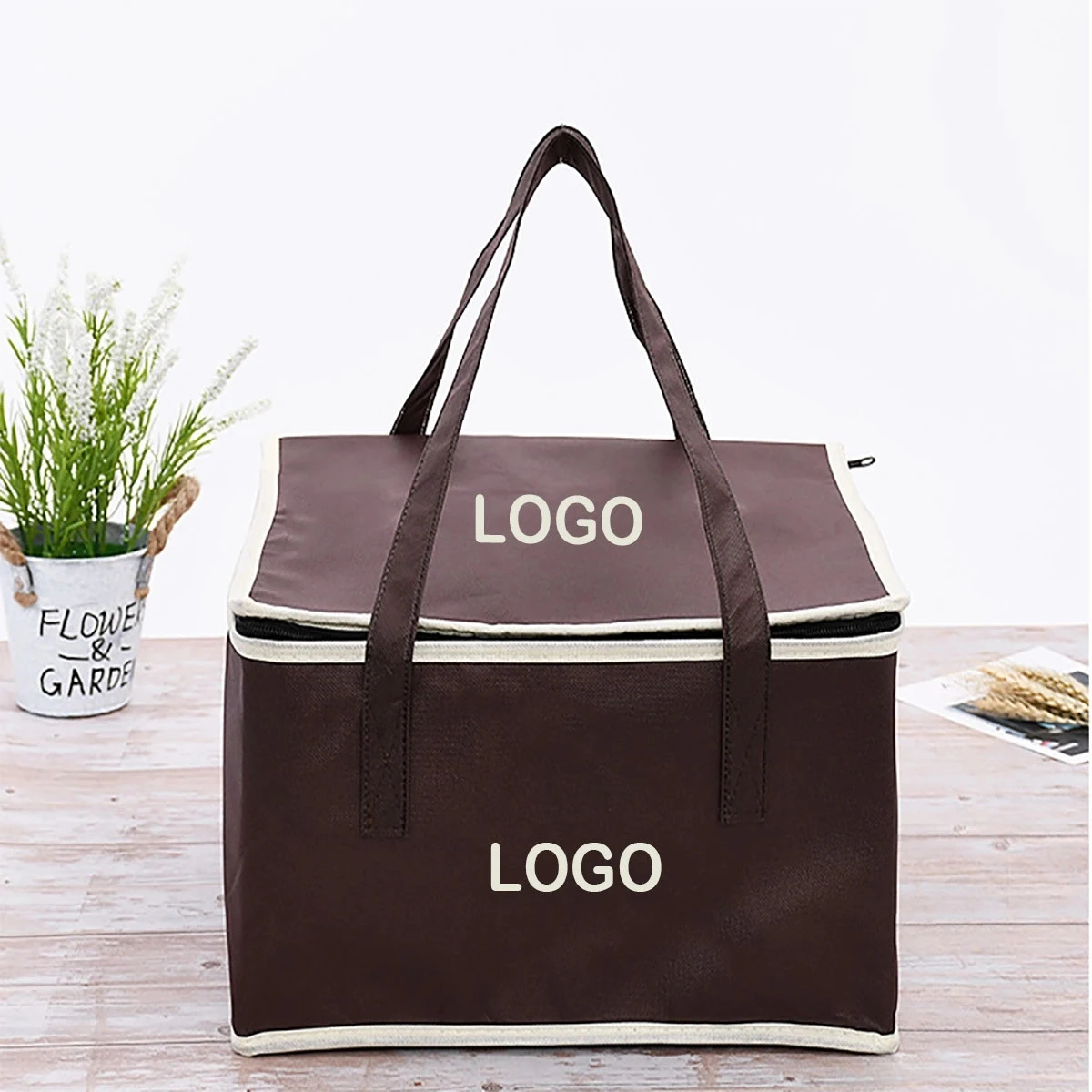 Food Delivery Canvas Cooler Bag 1
