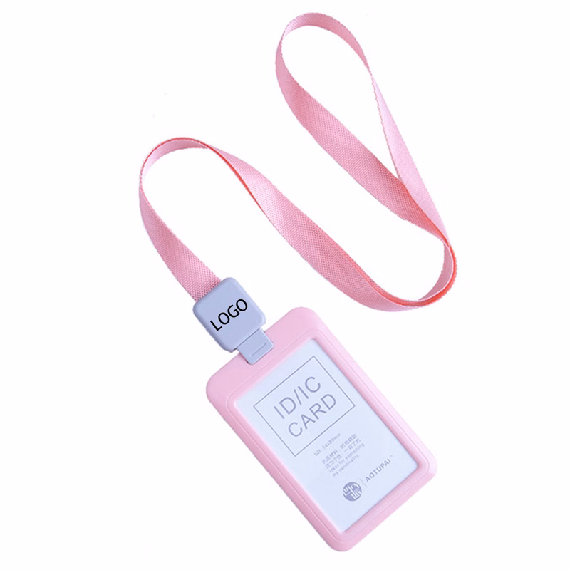 Square Retractable ID Badge Holder