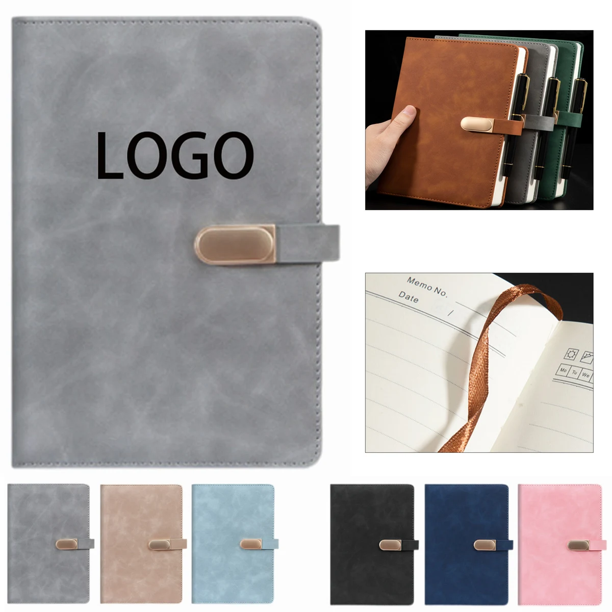 Premium Executive Notebook w/ Pen 1