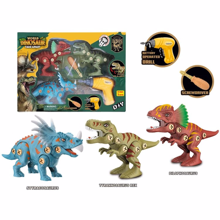 Take Apart Dinosaur Playsets 6 Piece