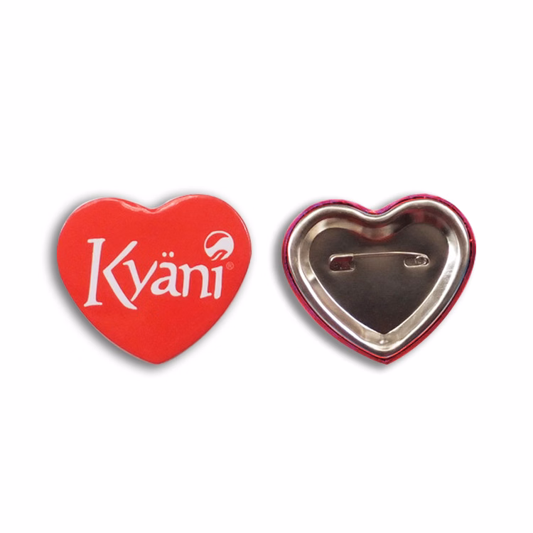 Heart Shaped Lapel Pins